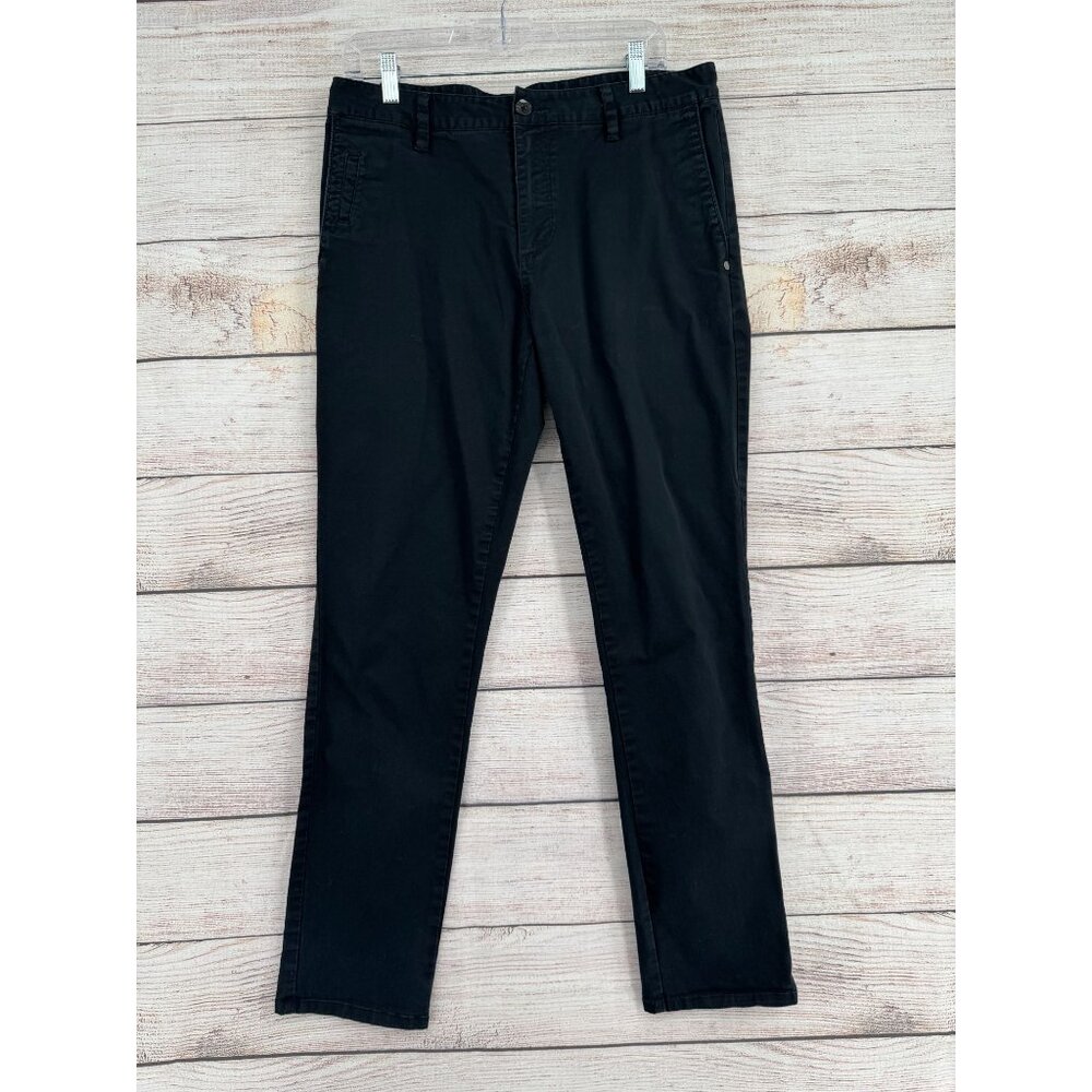 Vuori Cascade Tech Chino Pants Men's Size 32 Black/Charcoal Gray